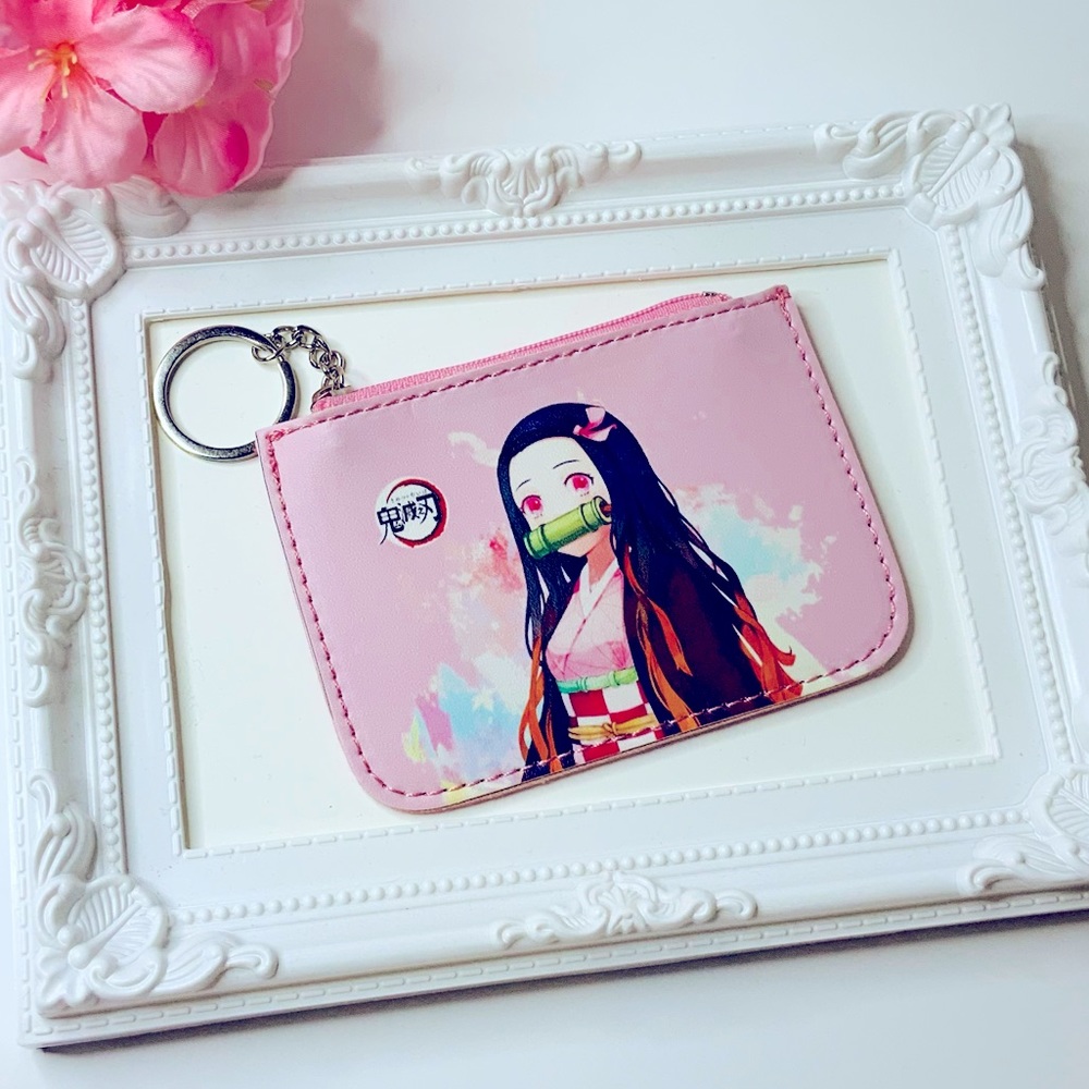 Demon Slayer Nezuko Kamado ID Wallet Keychain